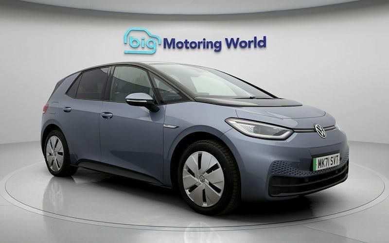 Used VW ID.3 Pro Performance 150 kW (204 HP) 2021 Blue Hatchback
