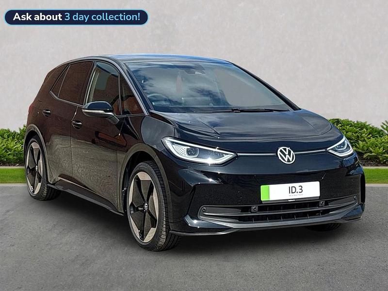 Black New 2025 VW ID.3 Pro Hatchback | £30,220 (Expensive) - Image 1/4