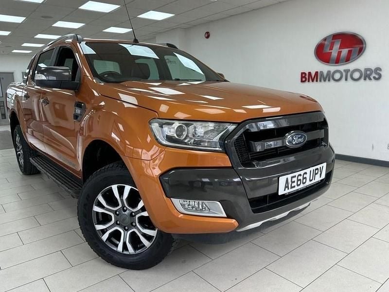 Orange Used 2016 Ford Ranger Wildtrack Pickup | £13,295 (Good price) - Image 1/4