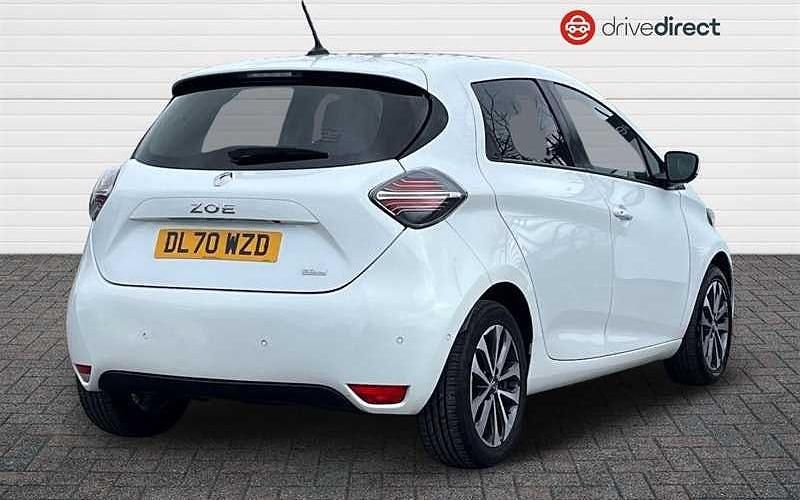 Used Renault Zoe GT-Line 100 kW (136 HP) 2020 White Hatchback