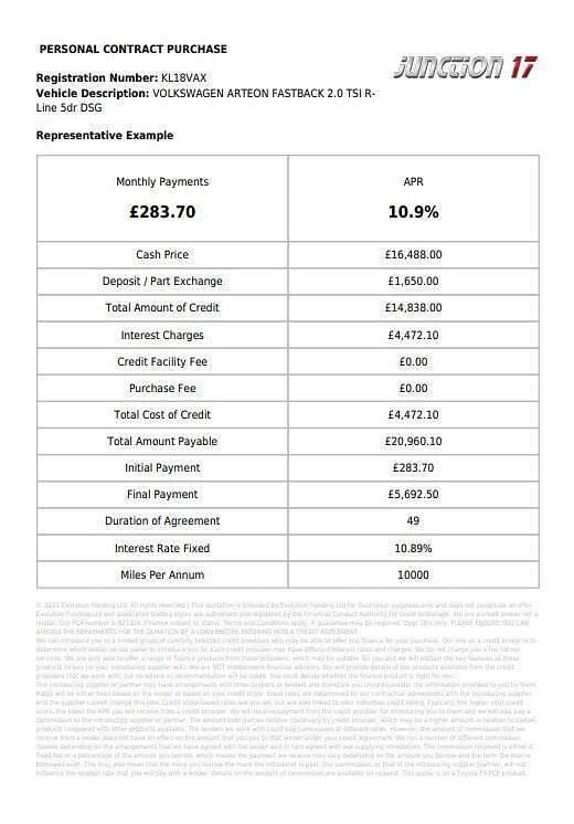 Used VW Arteon R-line 190 HP (139 kW) 2018 Silver Hatchback