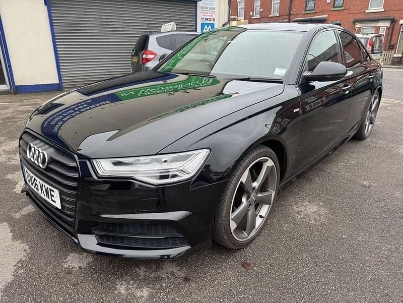 Used Audi A6 Black Edition 190 HP (139 kW) 2016 Black Sedan