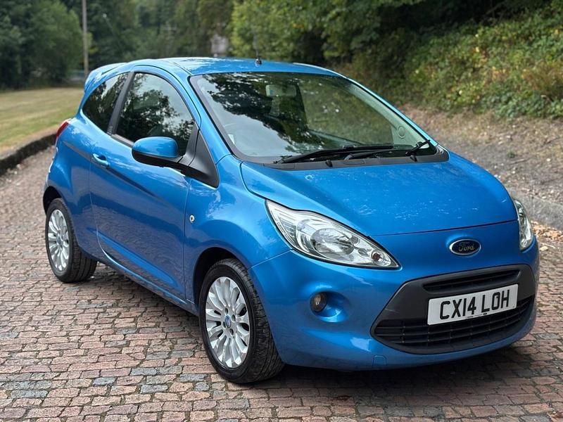 Used Ford Ka Zetec 69 HP (50 kW) 2014 Blue Hatchback