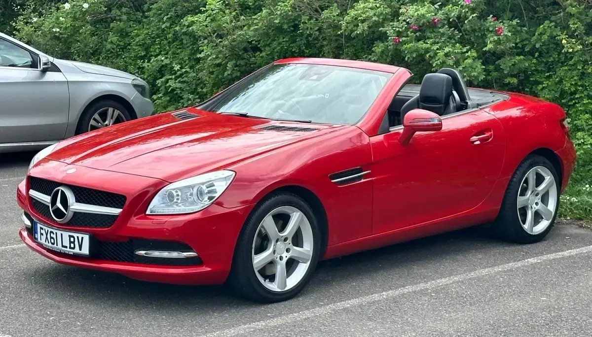 Usado Mercedes SLK250 AMG Edition 1 2011 Rojo Descapotable