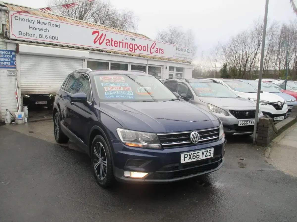 Używany VW Tiguan SE 150 KM (110 kW) 2016 Niebieski SUV