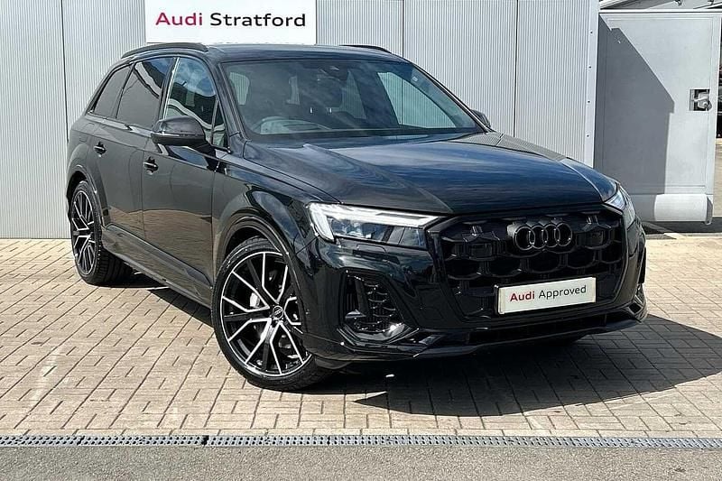 Mythos black metallic Used 2025 Audi Q7 Black Edition SUV | £67,950 - Image 1/4