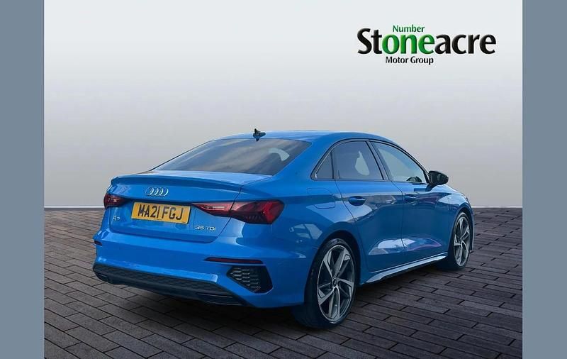 Used Audi A3 Comfort 150 HP (110 kW) 2021 Blue Sedan
