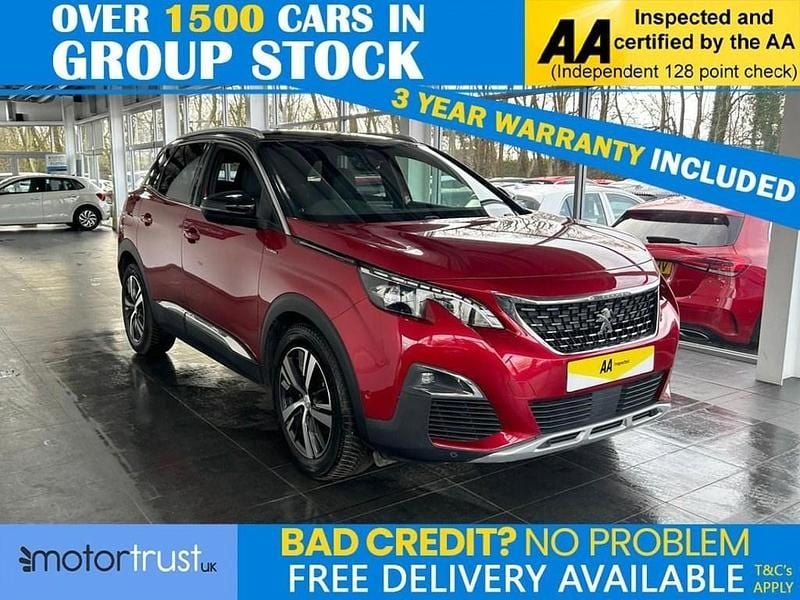 Used Peugeot 3008 GT-line 130 HP (95 kW) 2019 Red SUV