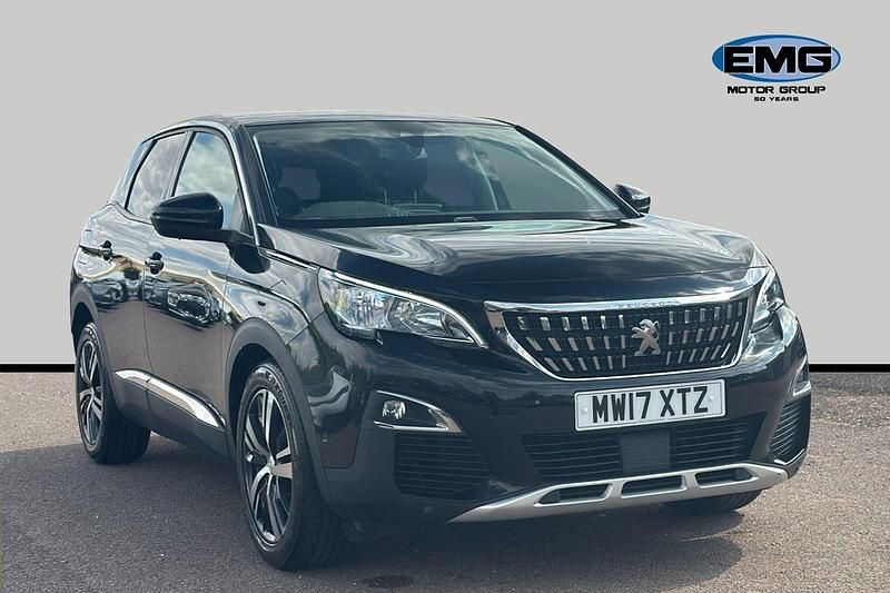 Black Used 2017 Peugeot 3008 Allure SUV | £10,995 (Fair price) - Image 1/3