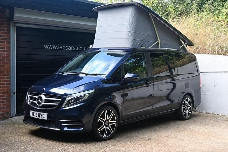 Blue Used 2018 Mercedes V250 Marco Polo MPV | £34,995 (Fair price) - Image 1/4