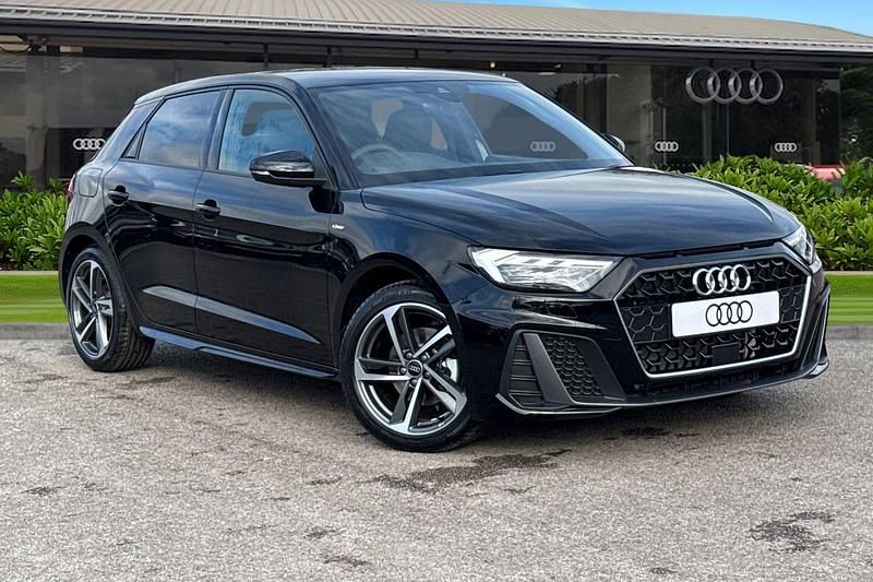New Audi A1 Sportback S-Line 2026 Black Hatchback