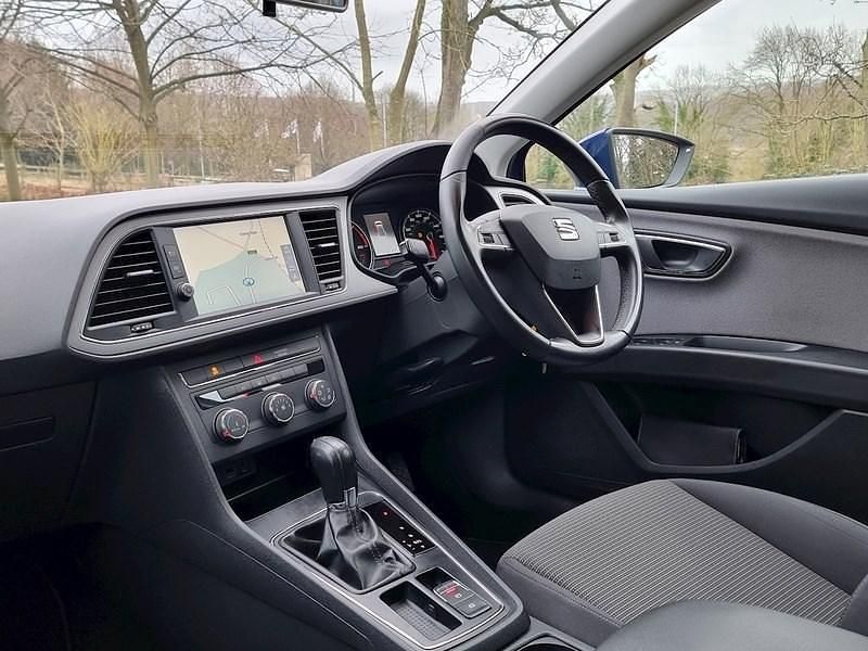 Second-hand Seat Leon SE Dynamic 115 CP (84 kW) 2018 Albastru Break