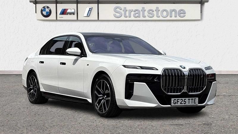 White Used 2025 BMW i7 M Sport Sedan | £70,995 (Super price) - Image 1/3