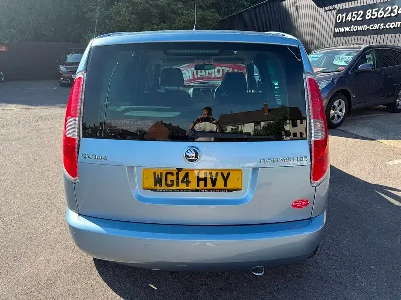 Used Skoda Roomster SE 105 HP (77 kW) 2014 Blue MPV