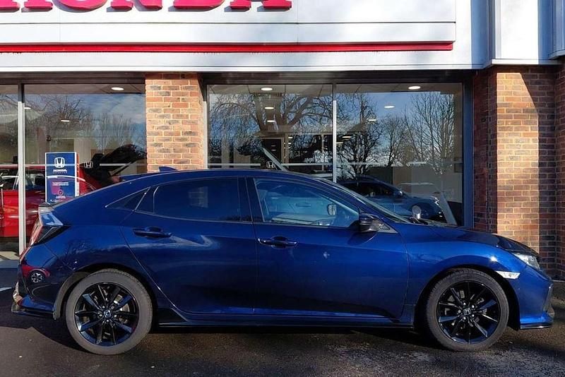 Used Honda Civic Sport 180 HP (132 kW) 2021 Blue Hatchback