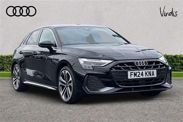 Black Used 2024 Audi A3 S-Line Hatchback | £23,900 (Fair price) - Image 1/4