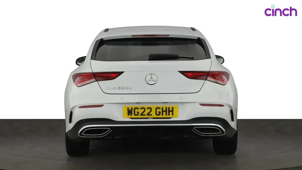 Used Mercedes CLA220 AMG line 2022 White Coupe