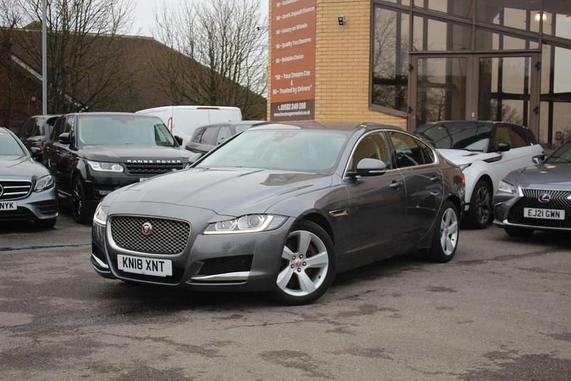 Grey Used 2018 Jaguar XF Portfolio Sedan | £9,885 (Good price) - Image 1/4