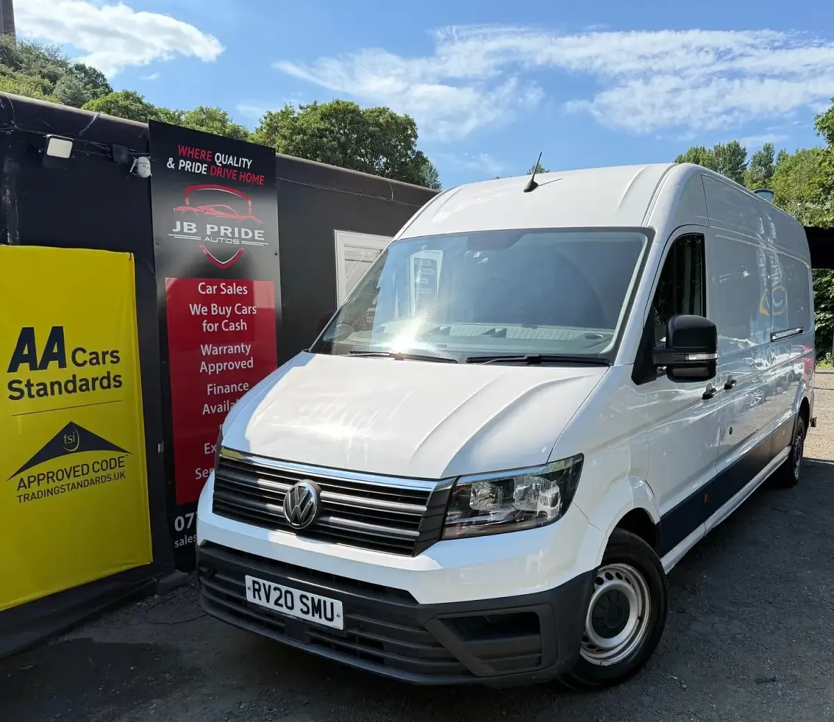 Used VW Crafter Trendline 140 HP (102 kW) 2020 White Van