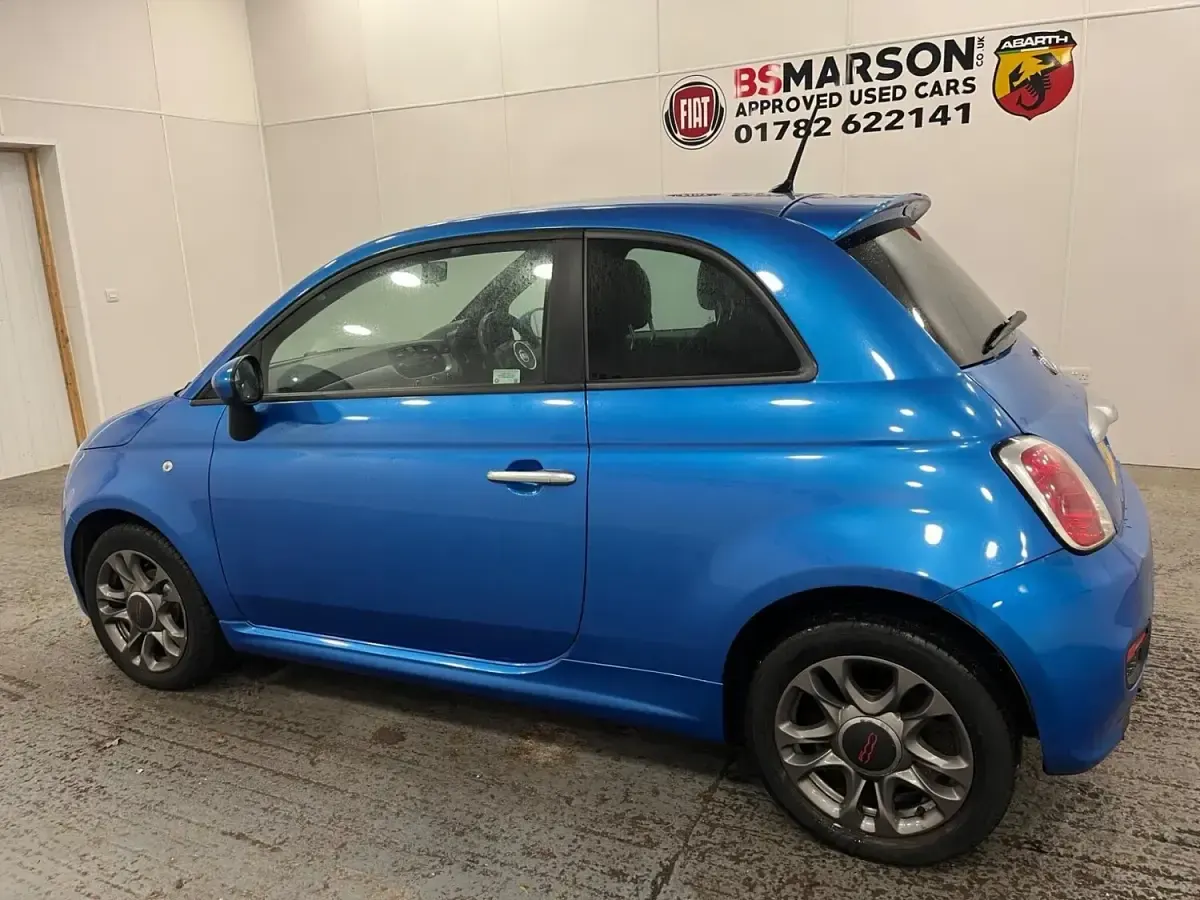 Used Fiat 500 S 69 HP (50 kW) 2014 Blue Hatchback