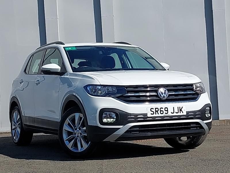 Used VW T-Cross SE 95 HP (69 kW) 2019 White SUV
