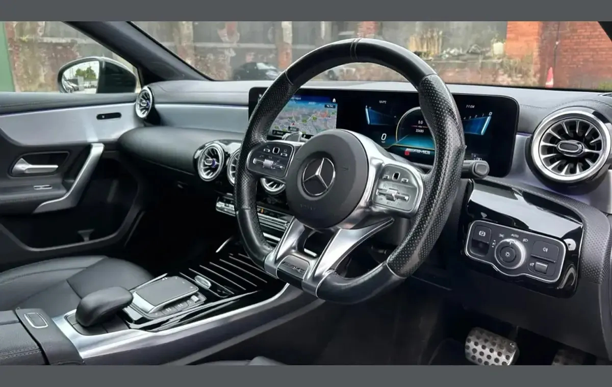 Used Mercedes A35 AMG Premium 306 HP (225 kW) 2022 Black Sedan