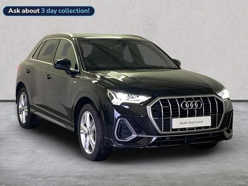 Black Used 2022 Audi Q3 S-Line SUV | £29,278 (Fair price) - Image 1/4