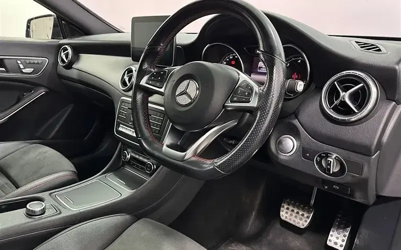 Used Mercedes CLA220 AMG line 170 HP (125 kW) 2019 Grey Coupe