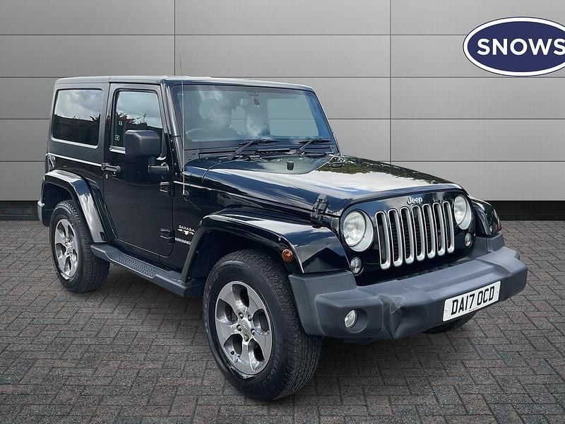 Black Used 2017 Jeep Wrangler Sahara SUV | £26,495 (Good price) - Image 1/4