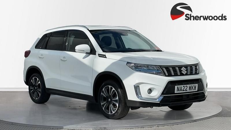 White Used 2022 Suzuki Vitara SZ5 SUV | £14,399 (Good price) - Image 1/4
