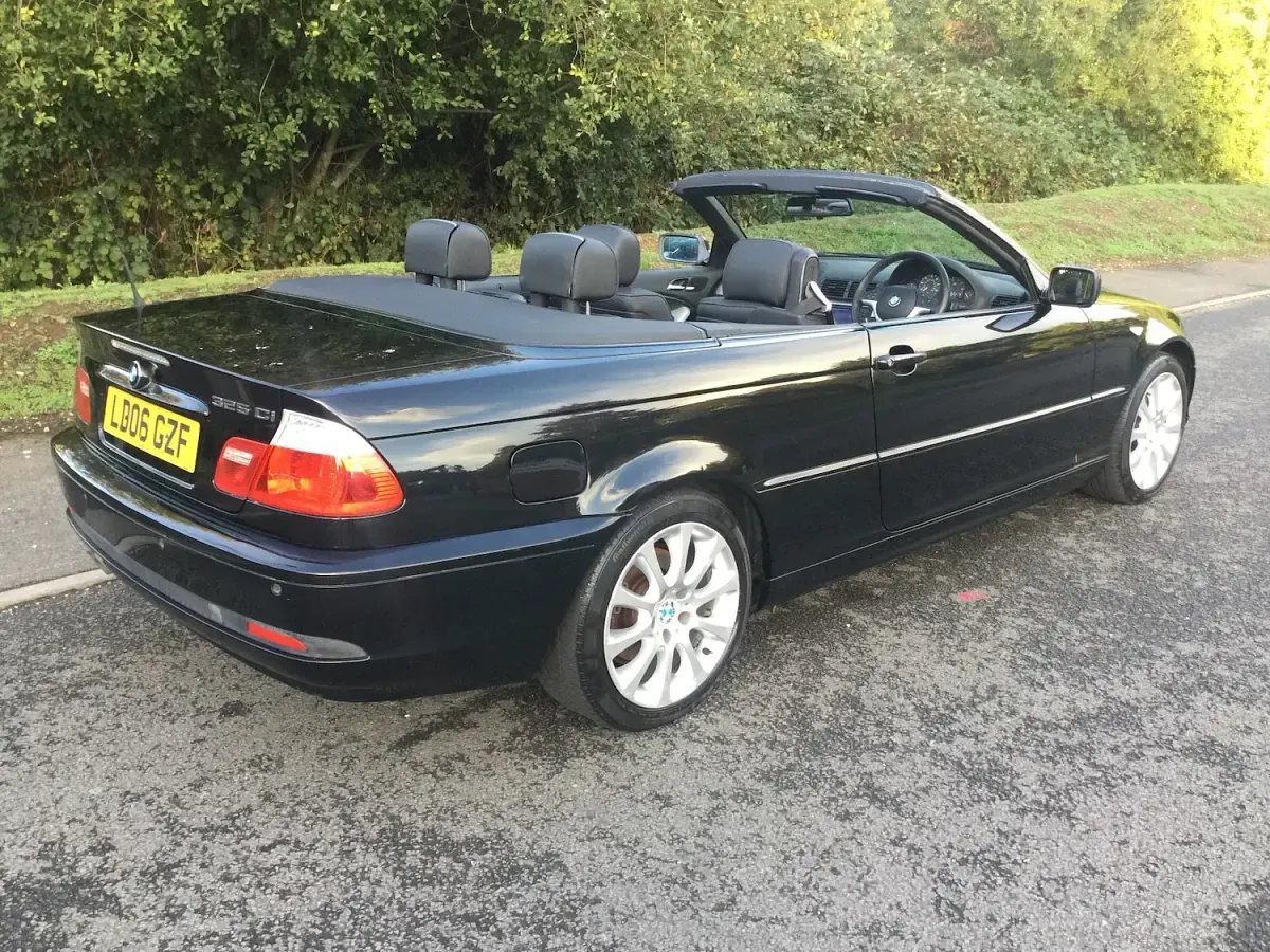 Used BMW 325 Cabriolet 2006 Black Cabriolet