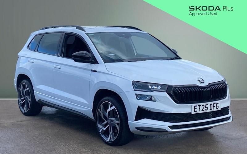 Used Skoda Karoq SportLine 150 HP (110 kW) 2025 White SUV