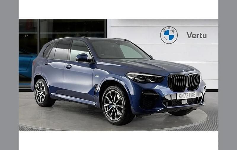 Blue Used 2022 BMW X5 M Sport SUV | £44,246 (Fair price) - Image 1/4
