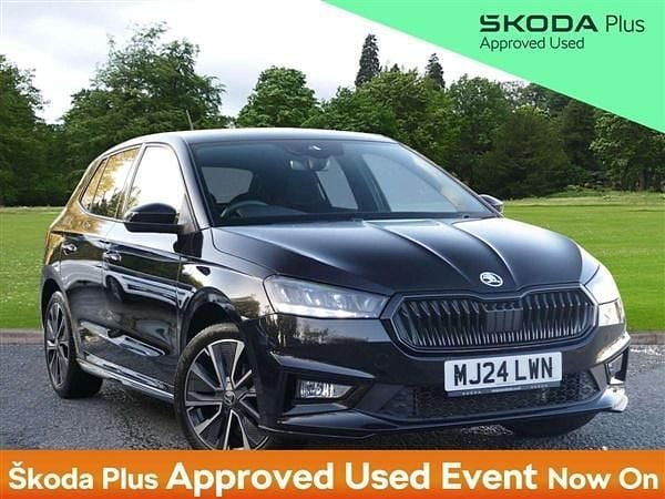 Black Used 2024 Skoda Fabia Monte Carlo Hatchback | £19,095 (Fair price) - Image 1/4