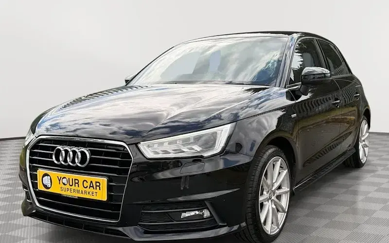 Used Audi A1 Sportback S-Line 125 HP (91 kW) 2016 Black Hatchback