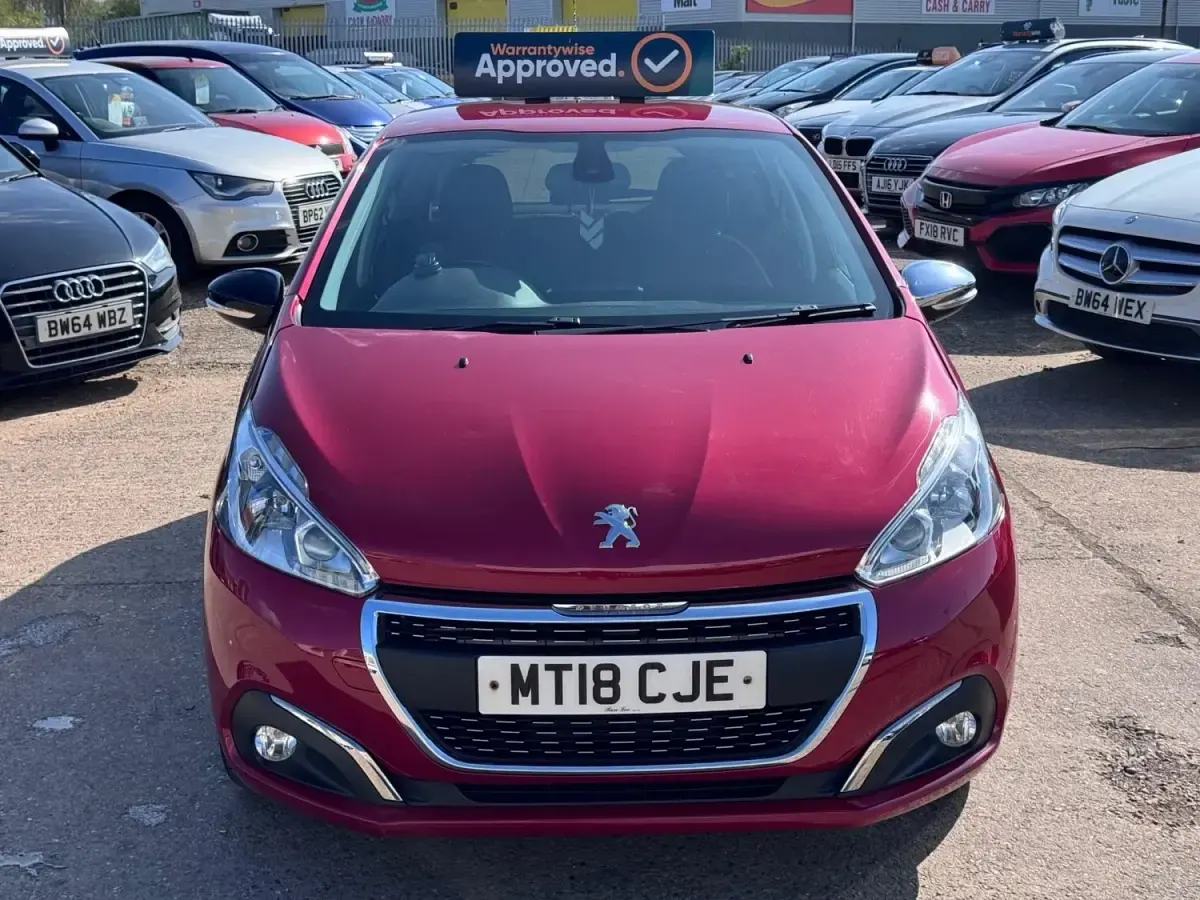 Usado Peugeot 208 Allure 2018 Vermelho Citadino