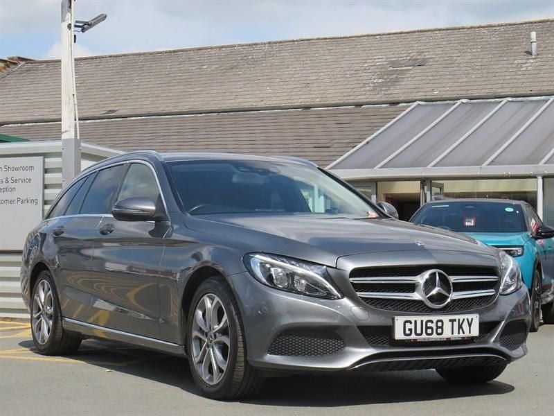 Grey Used 2018 Mercedes C350e Estate | £14,995 (Expensive) - Image 1/3