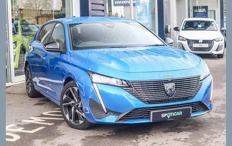 Blue Used 2022 Peugeot 308 Allure Premium Hatchback | £16,820 (Fair price) - Image 1/4