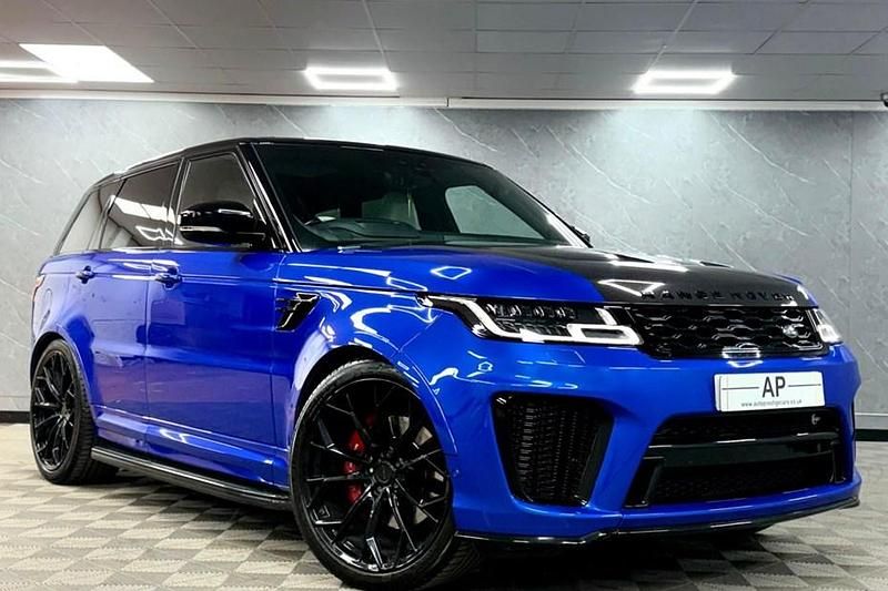 Blue Used 2021 Land Rover Range Rover Sport SVR SUV | £53,990 (Fair price) - Image 1/1
