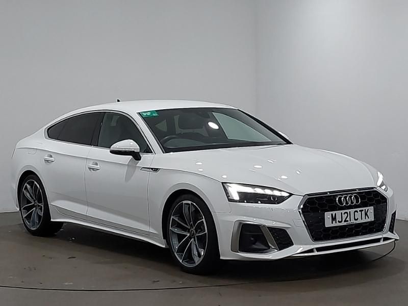 Used Audi A5 S-Line 163 HP (119 kW) 2021 White Coupe