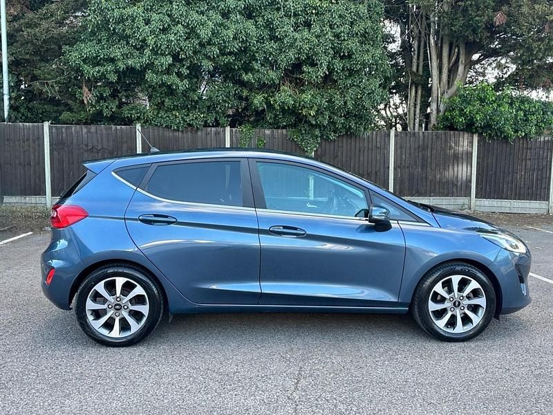 Used Ford Fiesta Titanium 2018 Blue Hatchback