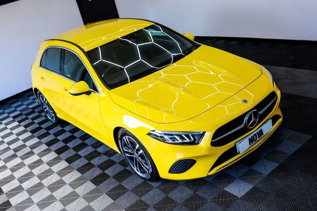 Used Mercedes A180 Executive 150 HP (110 kW) 2023 Yellow Hatchback