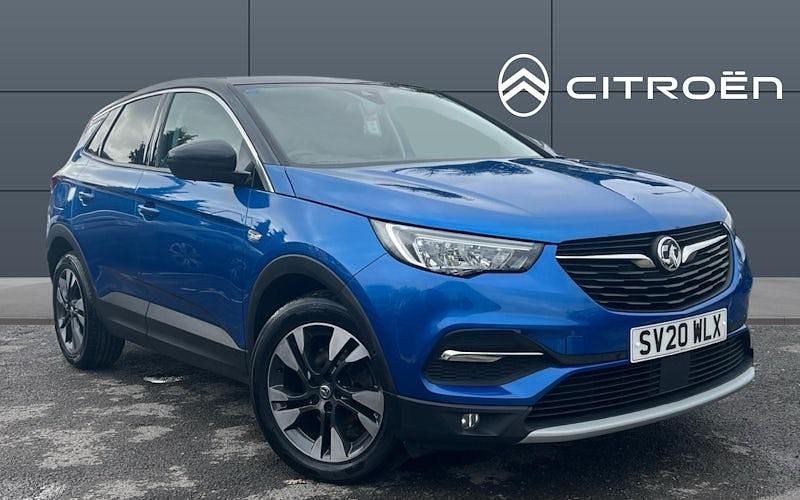 Used Vauxhall Grandland X SRi 131 HP (96 kW) 2020 Blue SUV