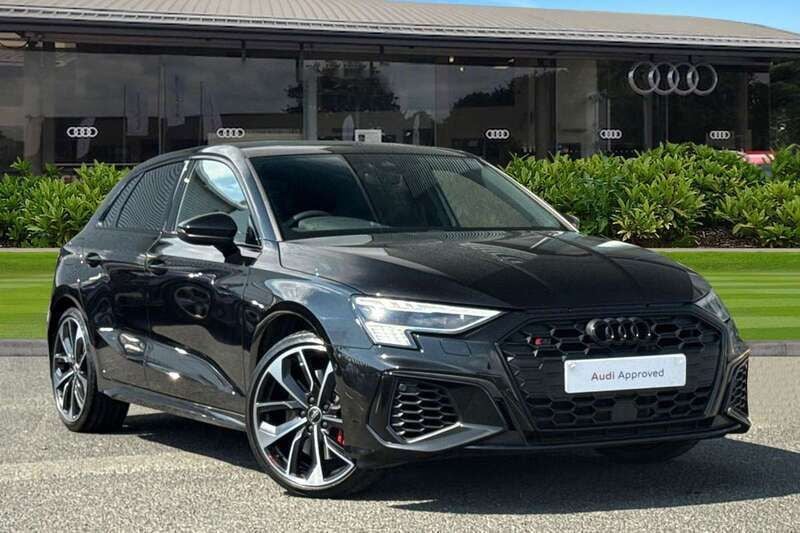 Black Used 2023 Audi S3 Advanced Hatchback | £38,698 (Fair price) - Image 1/4