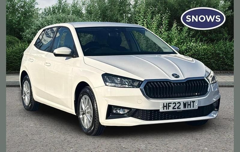Used Skoda Fabia Comfort 95 HP (69 kW) 2022 White Hatchback