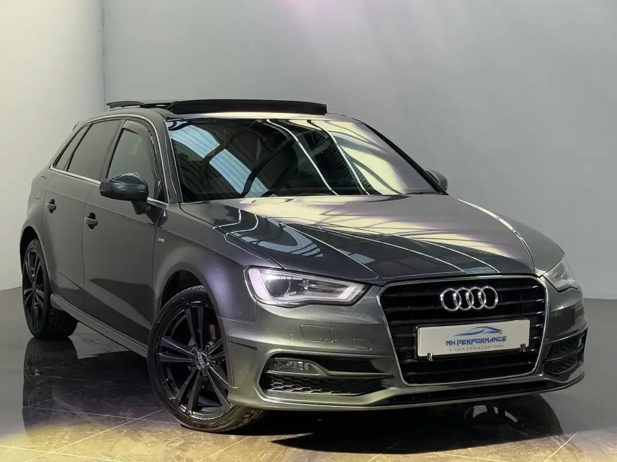 Used Audi A3 Sportback S-Line 110 HP (80 kW) 2015 Grey Hatchback