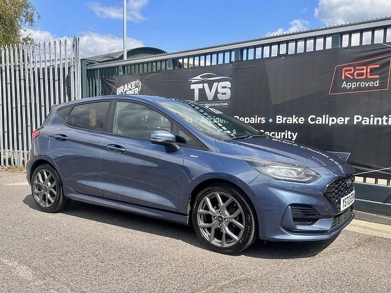 Blue Used 2022 Ford Fiesta ST-Line Hatchback | £11,795 (Fair price) - Image 1/4