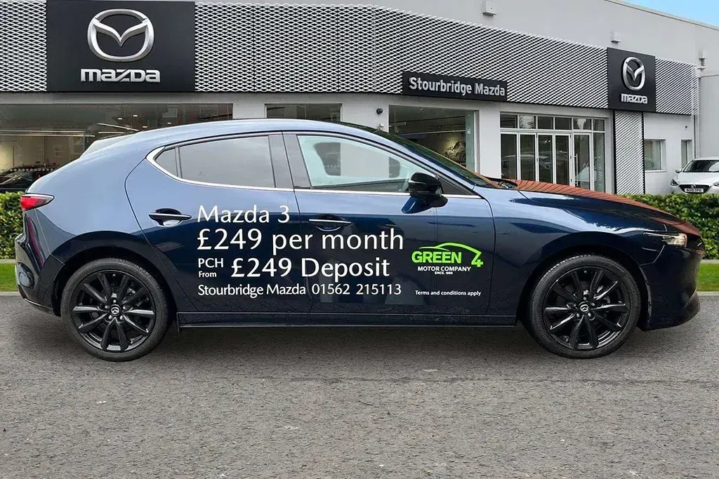 Used Mazda 3 Homura-Line 140 HP (102 kW) 2025 Blue Hatchback