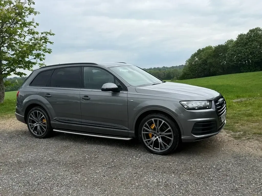 Begagnad Audi Q7 S-Line 272 HK (200 kW) 2017 Grå SUV