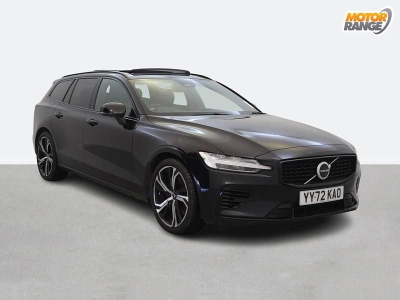Black Used 2022 Volvo V60 Ultimate Estate | £30,895 (Expensive) - Image 1/4